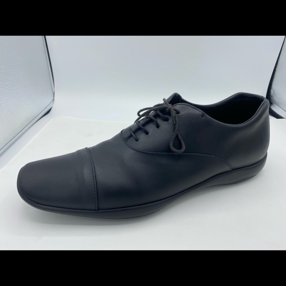 Mens Black Leather Prada Shoes 11-1/2 - Picture 4 of 16